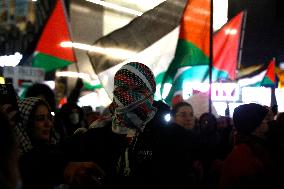 Support For Palestine Rally In New York City