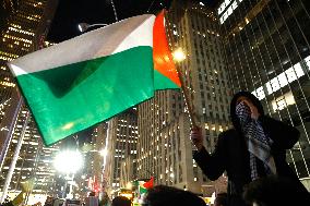 Support For Palestine Rally In New York City