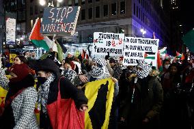 Support For Palestine Rally In New York City