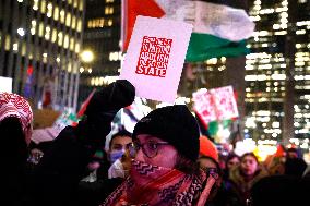 Support For Palestine Rally In New York City