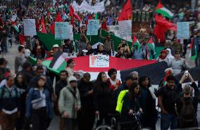 International Day Of Solidarity With The Palestinian People In Mexico