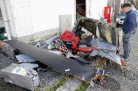Crashed U.S. military Osprey aircraft