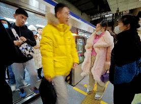 Subway Passengers in Beijing