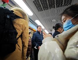 Subway Passengers in Beijing