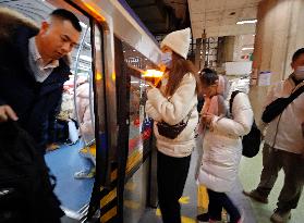 Subway Passengers in Beijing