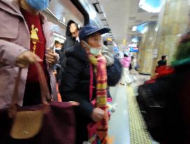 Subway Passengers in Beijing