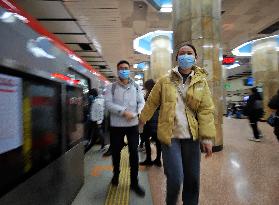 Subway Passengers in Beijing