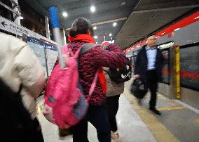 Subway Passengers in Beijing