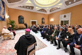 Pope Francis Private Audience - Vatican