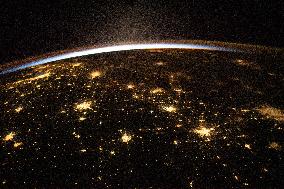 ISS Takes Dawn Photo Of America Lit Up Like Christmas Lights