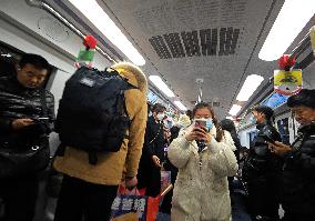 Subway Passengers in Beijing