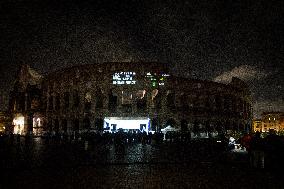 The Colosseum Illuminated For The Abolition Of The Death Penalty Worldwide
