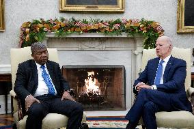 Joe Biden with President of Angola - Washington