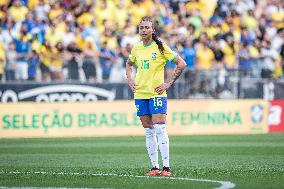 Friendly Match Between The Brazilian Women's Football Team And Japan