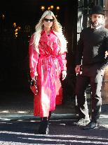 Jessica Simpson Outside Her Hotel - NYC