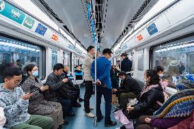 Newly Opened Rail Transit Line 5 in Chongqing