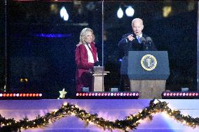 National Christmas Tree Lighting 2023 At The White House Ellipse