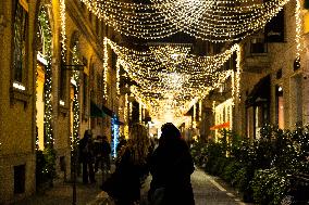 Christmas Lights In Milano