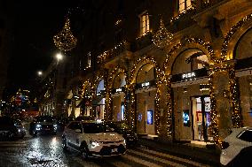 Christmas Lights In Milano