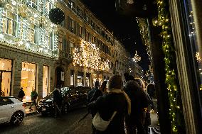 Christmas Lights In Milano