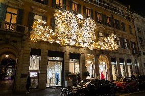 Christmas Lights In Milano