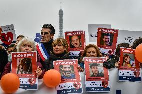 Protest In Solidarity With The Hostages Kidnapped By Hamas - Paris