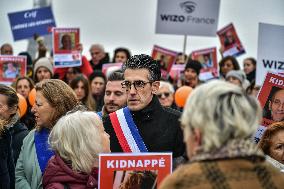 Protest In Solidarity With The Hostages Kidnapped By Hamas - Paris