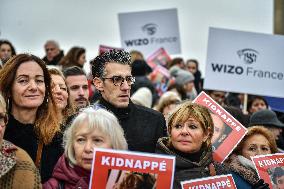 Protest In Solidarity With The Hostages Kidnapped By Hamas - Paris