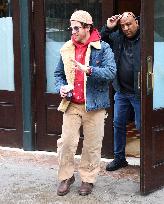 Nick Jonas out in New York