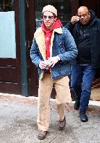 Nick Jonas out in New York
