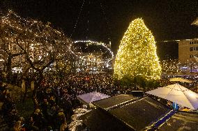 SLOVENIA-LJUBLJANA-NEW YEAR-LIGHTS