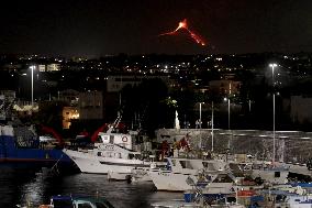 ITALY-SICILY-MOUNT ETNA-ERUPTION