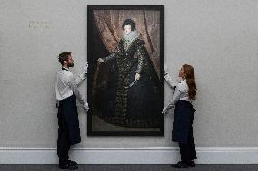 Portrait Of Isabel De Borbon By Velazquez At Sotheby's In London