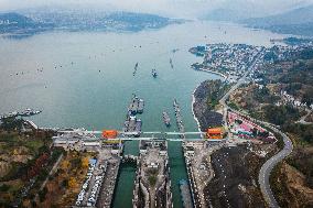CHINA-HUBEI-YICHANG-THREE GORGES DAM-SHIPPING THROUGHPUT (CN)