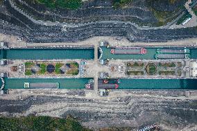 CHINA-HUBEI-YICHANG-THREE GORGES DAM-SHIPPING THROUGHPUT (CN)