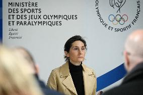 National Sports Agency’s High Performance Press Conference - Paris