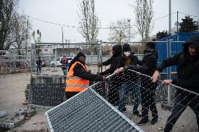 Action For Regulation Of Undocumented Workers On Olympic Sites - Paris