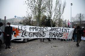 Action For Regulation Of Undocumented Workers On Olympic Sites - Paris