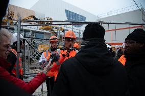 Action For Regulation Of Undocumented Workers On Olympic Sites - Paris