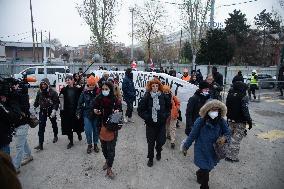 Action For Regulation Of Undocumented Workers On Olympic Sites - Paris