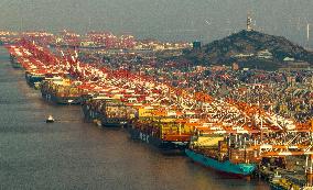 Yangshan Deepwater Port Area of Shanghai Port