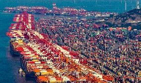 Yangshan Deepwater Port Area of Shanghai Port