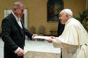 Pope Francis Meets Ambassador of Slovenia - Vatican