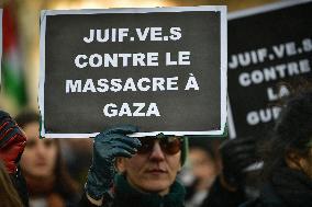 March For Peace And Justice Between Palestinians And Israelis - Paris