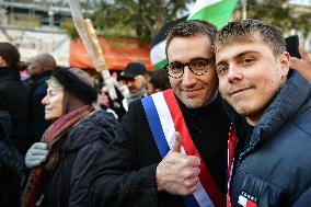 March For Peace And Justice Between Palestinians And Israelis - Paris