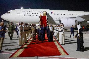 President Macron Visits The Emir Of Qatar - Doha