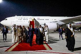 President Macron Visits The Emir Of Qatar - Doha