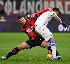 (SP)ITALY-MILAN-FOOTBALL-SERIE A-AC MILAN VS FROSINONE