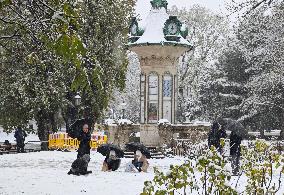 AUSTRIA-VIENNA-SNOWFALL