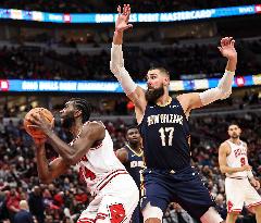 (SP)U.S.-CHICAGO-BASKETBALL-NBA-PELICANS VS BULLS